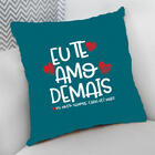 Almofada Decorativa Cheia C/ Zíper 40x40 Personalizada Eu Te
