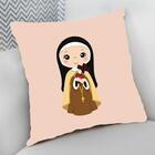 Almofada Decorativa Cheia C/ Zíper 40x40 Santa Teresinha