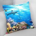 Almofada Decorativa Cheia C/ Zíper 40x40cm  Corais