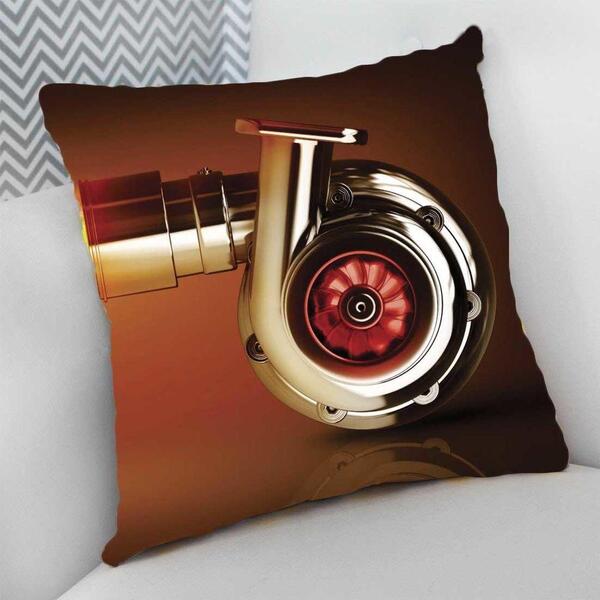 Almofada Decorativa Cheia Carro Tunado Tunnig Turbo Fire