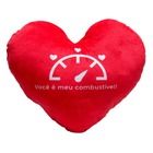 Almofada Decorativa Coração Médio Você É Meu Combustível Verm