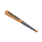 Almofada Decorativa Criativa Divertida Bastão Diálogo Bege