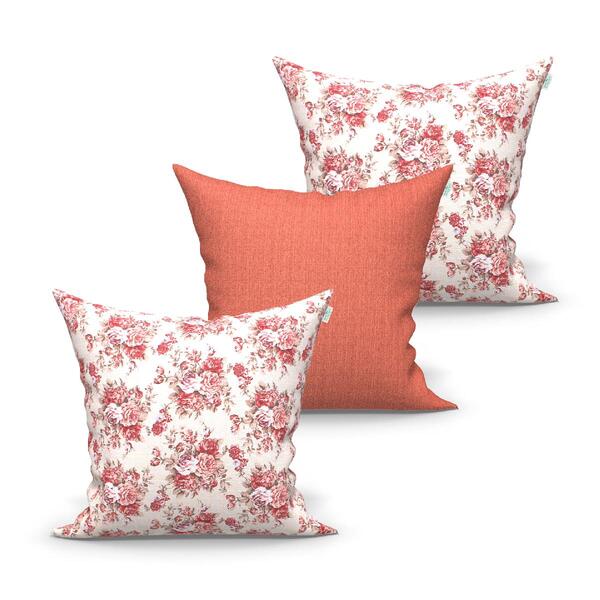 Almofada Decorativa De Sala Grande Estampada Kit 3 Unidades 6