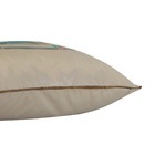 Almofada Decorativa Geométrica Azul Tiffany 45x45 Veludo Com