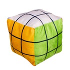 Almofada Decorativa Infantil Cubo 25 Cm Cubo Mágico Vermelho