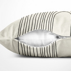 Almofada Decorativa Off White Sunny Preta 40x40cm - Capa Com