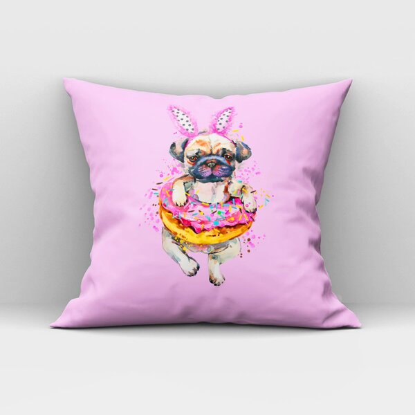 Almofada Decorativa Own Cachorro Pug - 45x45 Cm