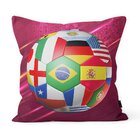Almofada Decorativa Own Países Copa Do Mundo - 45x45 Cm