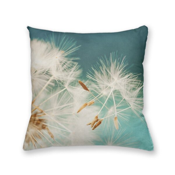 Almofada Decorativa Own Turquesa Dente De Leão - 45x45 Cm