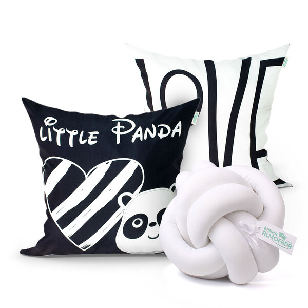 Almofada Decorativa Para Sala Estampada 2 Unidades + Almofada