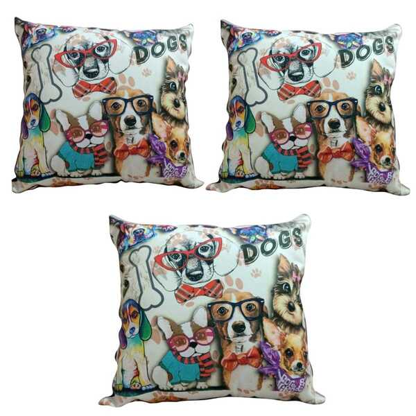 Almofada Decorativa Para Sofá 3 Almofadas Decorativas Estampa