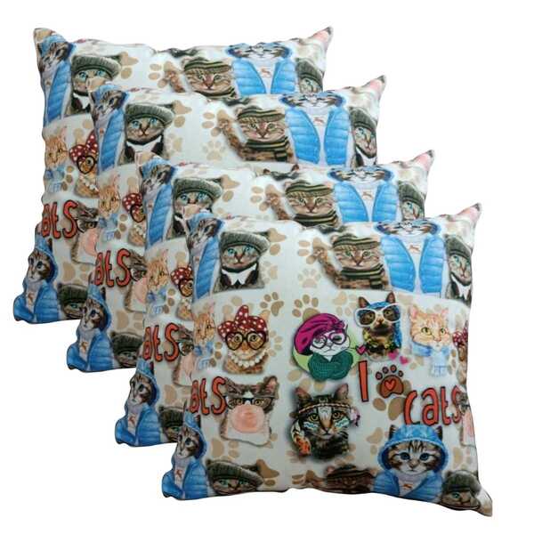 Almofada Decorativa Para Sofá 4 Almofadas Decorativas Estampa