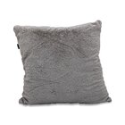Almofada Decorativa Peluciada Cinza Pelo Curto - 45x45cm