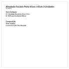 Almofada Decorativa Preta Listrada Clássica 3 Unidades 45cm X