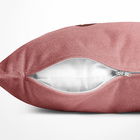 Almofada Decorativa Rosa Borboleta Rosa 40x40cm - Capa Com En