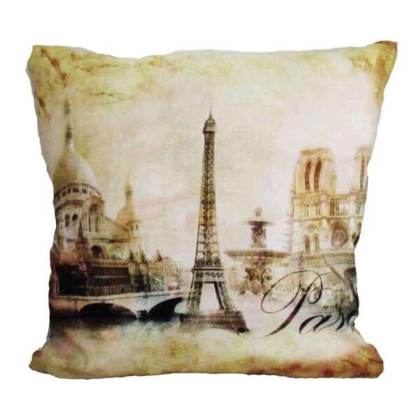 Almofada Digital Paris 42x42 Colorido Alm-pr-15 Uniart