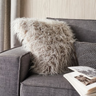 Almofada Dolma Pelo Cinza 45x45cm Inspire