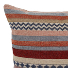 Almofada Quadrado Dupla Face Kilim Algodão Colorido 43x43cm Jacquard Tecidos