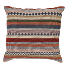 Almofada Quadrado Dupla Face Kilim Algodão Colorido 43x43cm Jacquard Tecidos