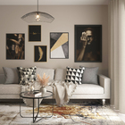 Almofada Eco Lona Preto 44x44cm