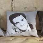 Almofada Elvis Rosto Preto & Branco 42x42cm Uniart