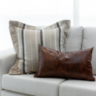 Almofada Em Puro Linho Listras - Coleção Capri Tipo:somente C