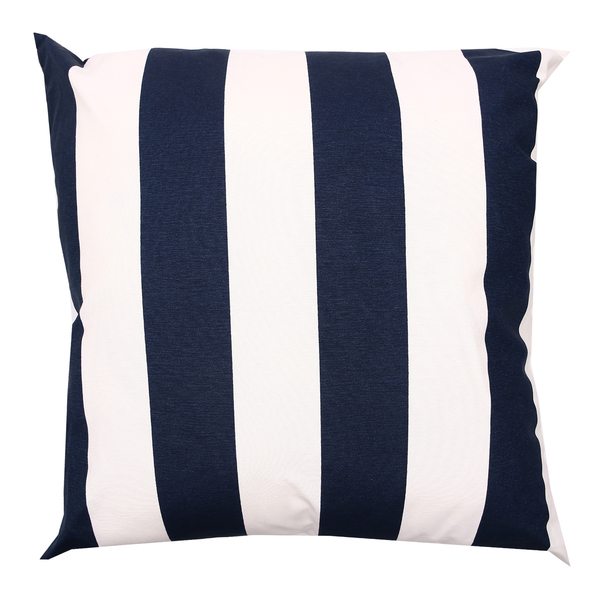 Almofada Encosto 60cmx60cm Acqua Listrado Azul