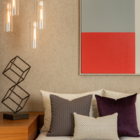 Almofada Entrelace Bordada Em Linho Natural Retangular Tipo:c