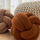 Almofada Escandinava Nó  Ferrugem