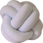 Almofada Escandinava Nó Branco