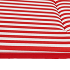 Almofada Espreguiçadeira Poliéster Stripes Vermelha 190x55cm