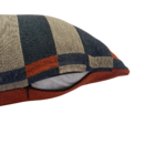 Almofada Retangular Estocolmo Jaccquard Azul 30x50cm