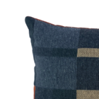 Almofada Retangular Estocolmo Jaccquard Azul 30x50cm