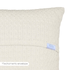 Almofada Quadrada Eterna Poliéster Bege 45x45cm