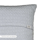 Almofada Eterna Cinza Claro 45x45cm