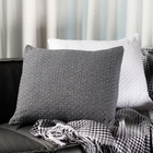 Almofada Eterna Cinza Escuro 45x45cm