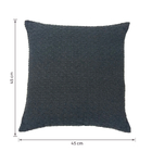 Almofada Eterna Cinza Escuro 45x45cm