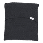 Almofada Eterna Maquinetada Preta 45x45cm Inspire