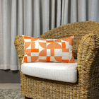 Almofada Externa 28x48cm Geo Geométrica Terracota Belchior