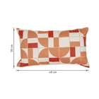 Almofada Externa 28x48cm Geo Geométrica Terracota Belchior