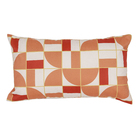 Almofada Externa 28x48cm Geo Geométrica Terracota Belchior