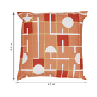 Almofada Externa 43x43cm Geo Cerâmica Terracota Belchior
