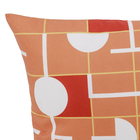 Almofada Externa 43x43cm Geo Cerâmica Terracota Belchior