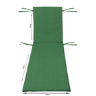 Almofada Externa para Espreguiçadeira Hidrorepelente Retangular 190x62cm Liso Verde Acquatec Naterial