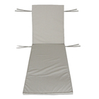 Almofada Externa para Espreguiçadeira Hidrorepelente Retangular 190x62cm Liso Offwhite Acquatec Naterial