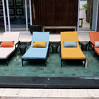 Almofada Externa para Espreguiçadeira Hidrorepelente Retangular 190x62cm Liso Verde Acquatec Naterial