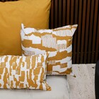 Almofada Externa Quadrado 43x43cm Abstrato Pecan Acquatec Naterial