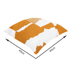 Almofada Externa Quadrado 43x43cm Abstrato Pecan Acquatec Naterial