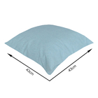 Almofada Externa Quadrado 43x43cm Liso Azul Acquatec Naterial