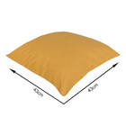 Almofada Externa Quadrado 43x43cm Liso Pecan Acquatec Naterial